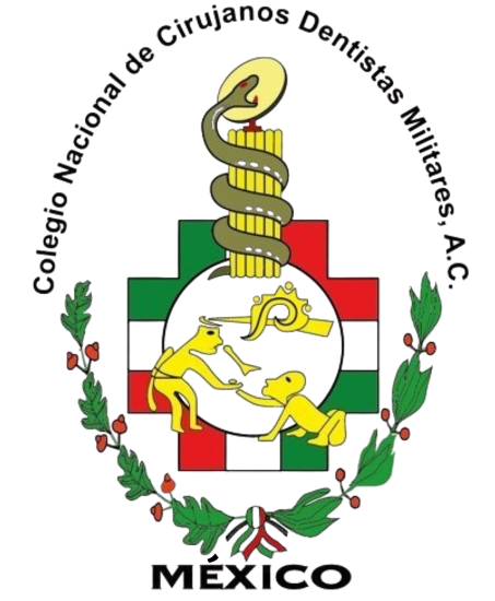 Emblema del Colegio Nacional de Cirujanos Dentistas Militares A.C.