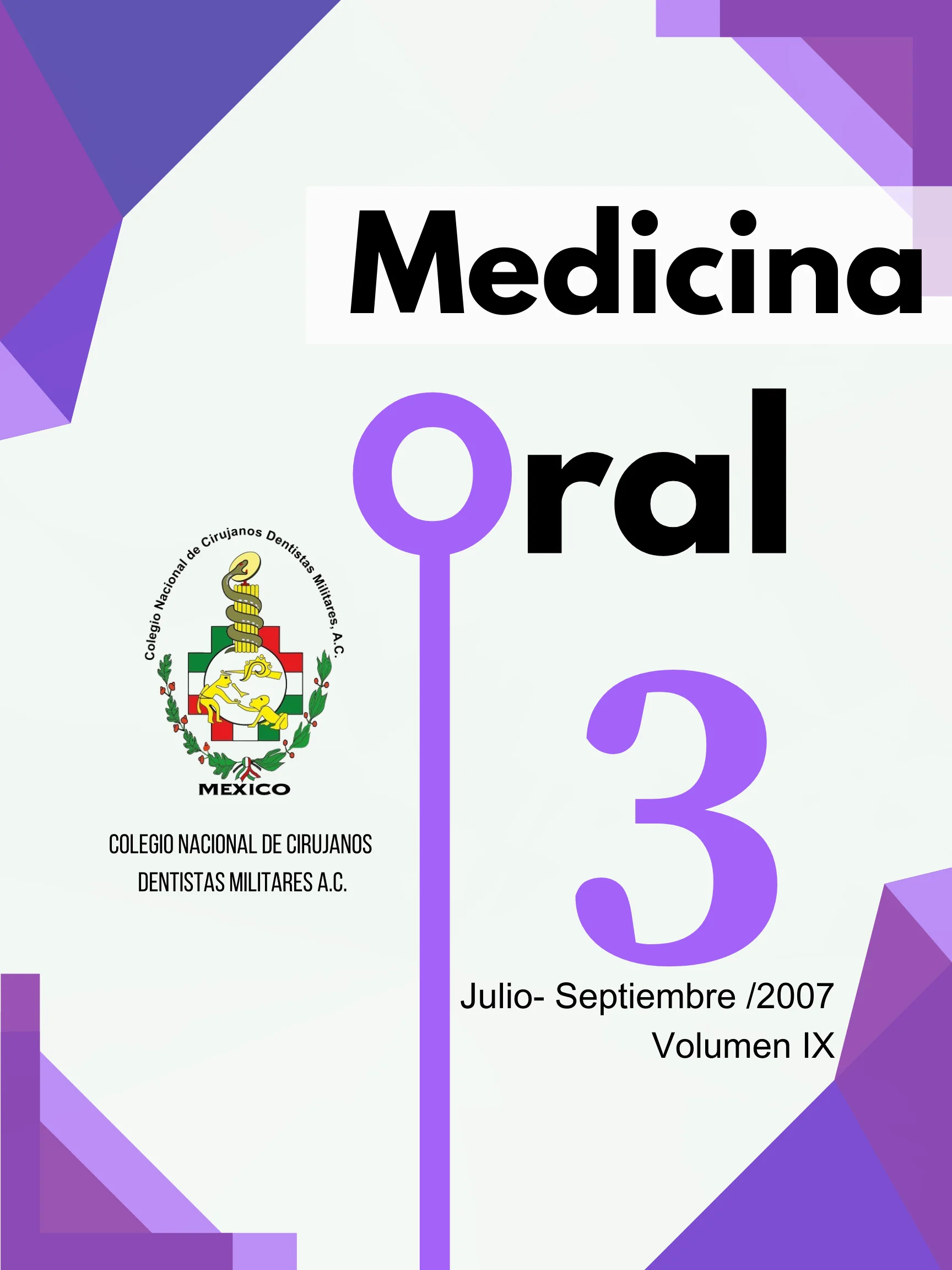 Medicina Oral 2007, volumen IX